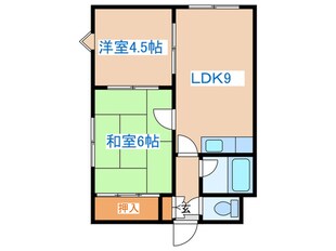 パルコート南郷の物件間取画像